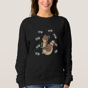 Ferrets spielt mit Joystick-Gamern Sweatshirt
