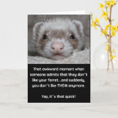 FERRETSDOOK Gruß-Karte Karte (Gelbe Blume)