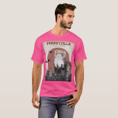 Ferretzilla - Funny Ferret Monster T-Shirt (Vorne ganz)
