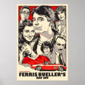 Ferris Buellers Day Off Poster (Vorne)