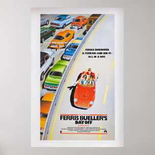 Ferris Buellers freier Tag Filmplakat Vintage Poster