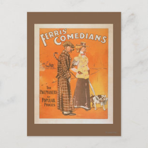 Ferris Comedians "Schrittmacher zu Volks preisen" Postkarte