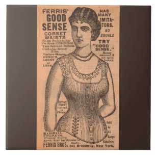 Ferris Common Sense Corsets ad 1880 Fliese
