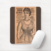 Ferris Common Sense Corsets ad 1880 Mousepad (Mit Mouse)