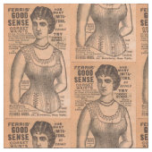 Ferris Common Sense Corsets und Drucke der 1880er Stoff (Nahaufnahme)
