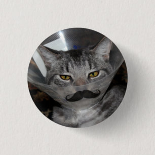 ferris mewler Schnurrbartknopf Button