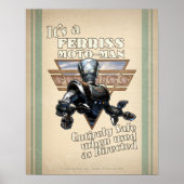 Ferris Moto-Man Retro Robot Poster (16x20") (Vorne)