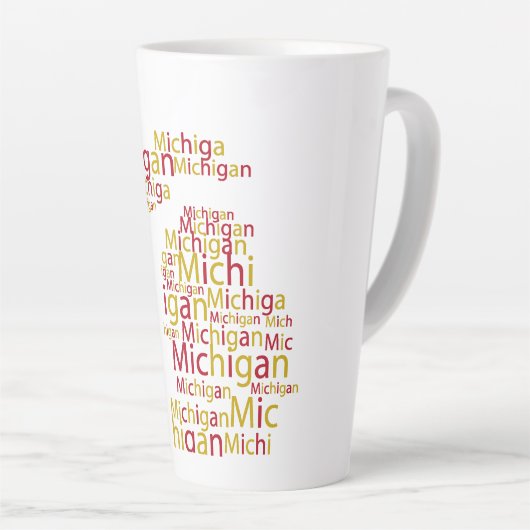 Ferris Staat Univerity Michigan Shaped Milchtasse (Rechte Ecke)