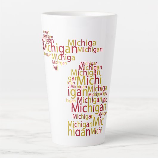 Ferris Staat Univerity Michigan Shaped Milchtasse (Vorderseite)