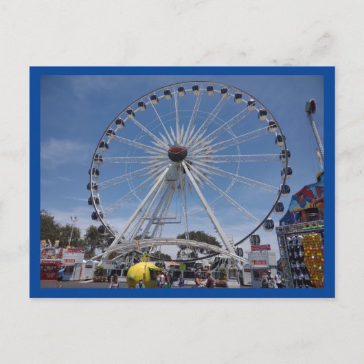 FERRIS WHEED Postkarte (Vorderseite)