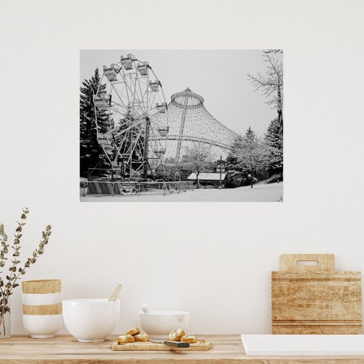 FERRIS WHEEE und R F P PAVILION - SPOKANE Poster (Küche)