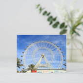 Ferris Wheel #1 Postkarte (Stehend Vorderseite)