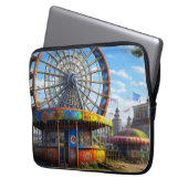 Ferris Wheel Ai art Laptopschutzhülle (Vorderseite Links)