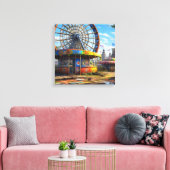 Ferris Wheel Ai art Leinwanddruck (Insitu (Wohnzimmer))