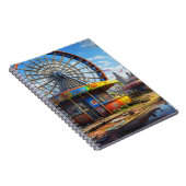 Ferris Wheel Ai art Notizblock (Rechte Seite)