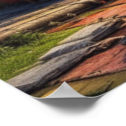 Ferris Wheel Ai art Poster (Ecke)