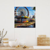 Ferris Wheel Ai art Poster (Küche)