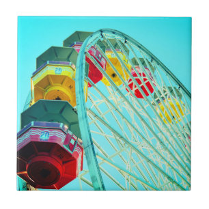 Ferris Wheel am Pier Santa Monica, Kalifornien Fliese
