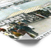 Ferris Wheel, Asbury Park, NJ Vintag Poster (Ecke)