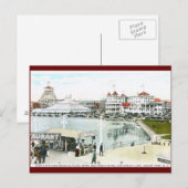 Ferris Wheel, Asbury Park, NJ Vintag Postkarte (Vorne/Hinten)