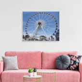 FERRIS WHEEL AUF LEINWAND 20 "x 16" (Insitu (Wohnzimmer))