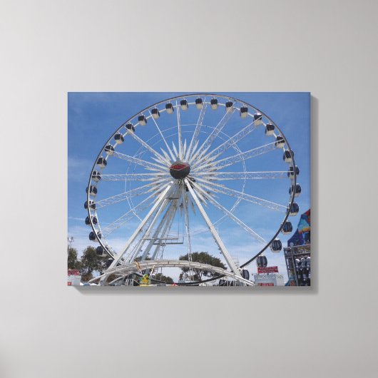FERRIS WHEEL AUF LEINWAND 20 "x 16" (Vorderseite)