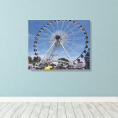 FERRIS WHEEL AUF LEINWAND 20 "x 16" (Insitu (Holzboden))