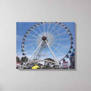 FERRIS WHEEL AUF LEINWAND 20 "x 16"