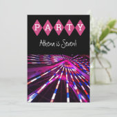 Ferris Wheel Carnival Geburtstag Einladung (Stehend Vorderseite)