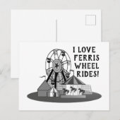  Ferris Wheel Day Postkarte (Vorne/Hinten)