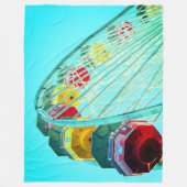 Ferris Wheel Fleecedecke (Vorderseite)