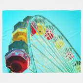 Ferris Wheel Fleecedecke (Vorderseite (Horizontal))