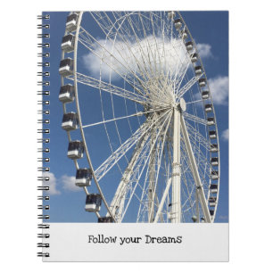 Ferris Wheel folgt deinen Träumen Notizblock