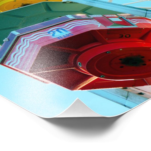 Ferris Wheel Fotodruck (Ecke)