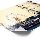 Ferris Wheel Fotodruck (Ecke)