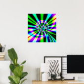 Ferris Wheel Fraktal Art Poster (Heimbüro)