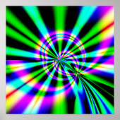 Ferris Wheel Fraktal Art Poster (Vorne)