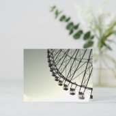 Ferris Wheel in Dusk Postkarte (Stehend Vorderseite)