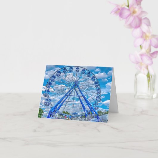 Ferris Wheel Karte (Orchidee)