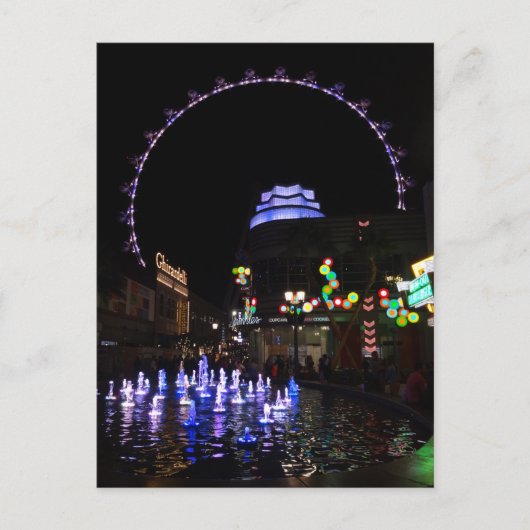 Ferris Wheel Las Vegas #4 Postkarte (Vorderseite)