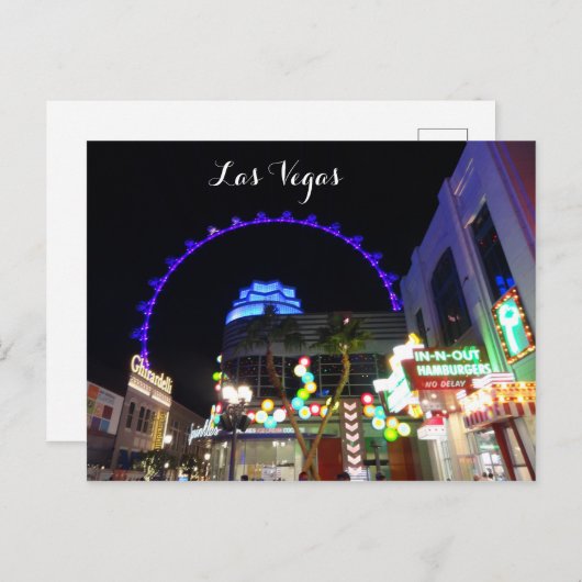 Ferris Wheel Las Vegas #5 Postkarte (Vorne/Hinten)