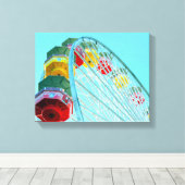 Ferris Wheel Leinwanddruck (Insitu (Holzboden))