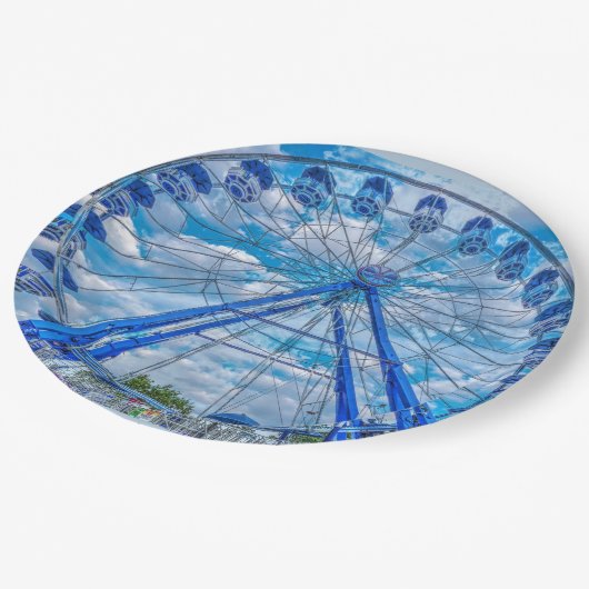 Ferris Wheel Pappteller (Schrägansicht)
