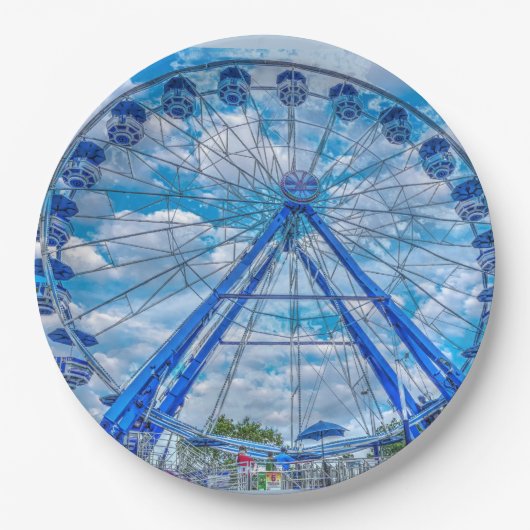 Ferris Wheel Pappteller (Vorderseite)