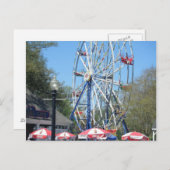 Ferris Wheel Postcard #2 Postkarte (Vorne/Hinten)