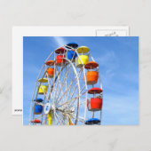 Ferris Wheel Postcard Postkarte (Vorne/Hinten)