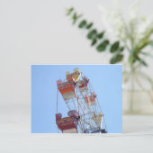 Ferris Wheel Postcard Postkarte (Stehend Vorderseite)