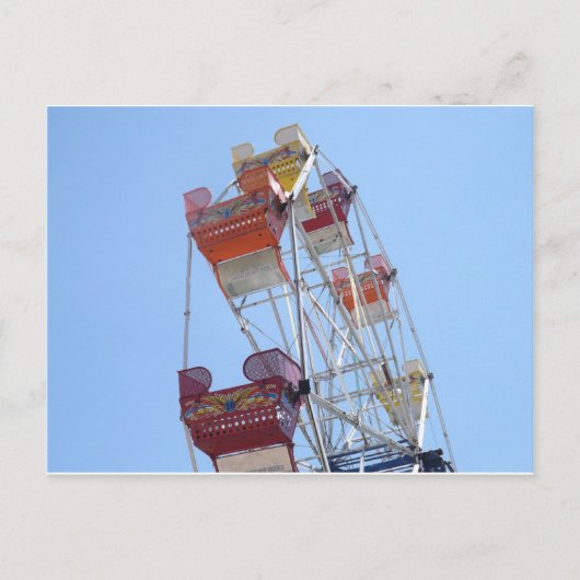 Ferris Wheel Postcard Postkarte (Vorderseite)