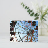 Ferris Wheel Postcard Postkarte (Stehend Vorderseite)