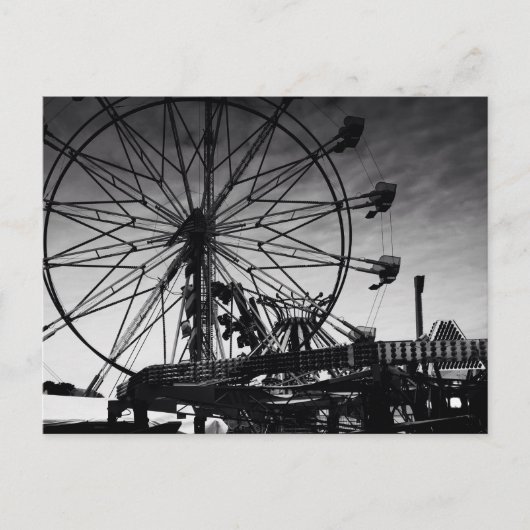 Ferris Wheel Postcard Postkarte (Vorderseite)